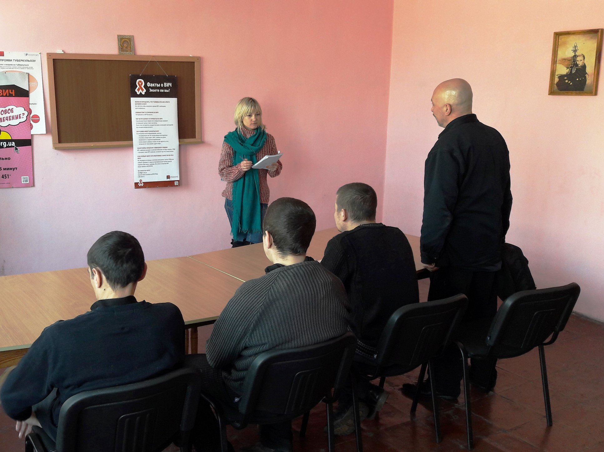 Вільнянську виправну колонію (№20) із робочим візитом відвідала представник БО «Мережа 100% життя. Запоріжжя»